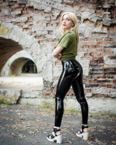 Shirt with latex pants | Found here: https://www.instagram.com/superbkatya/ by BobRoss235