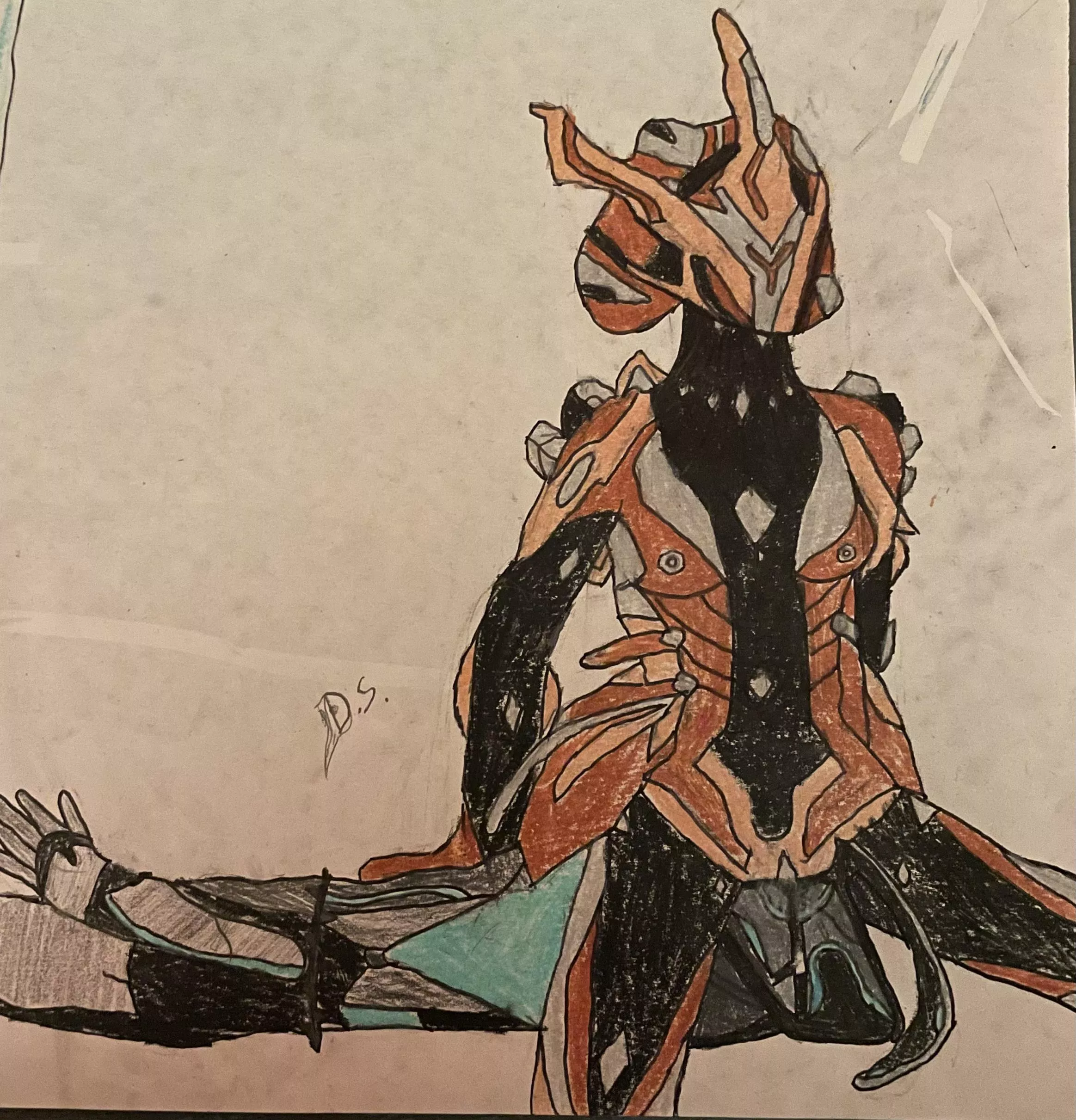 shitty drawing of khora and nyx by me posted by Chiang-Kai-Shek-KMT