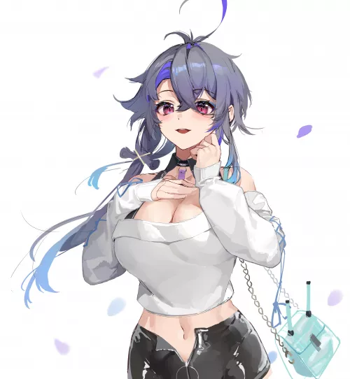 Shkikkan-sama! I'm sorry I was late for our date! (MNF Foch, Azur Lane, Vichya Dominion Faction) by Key_Temperature_1845