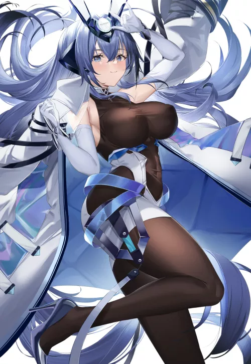 Shkikkan-sama, the fleet awaits your orders~❤ (USS New Jersey, Azur Lane, Eagle Union Faction) by YandereLover22