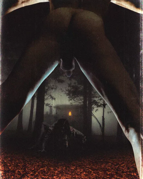 “Shoot some nudes in the woods for me” she said....”it’ll get me so hot” she said.... she knew what would be waiting for me. Happy Halloween! by CuriousHopeful71