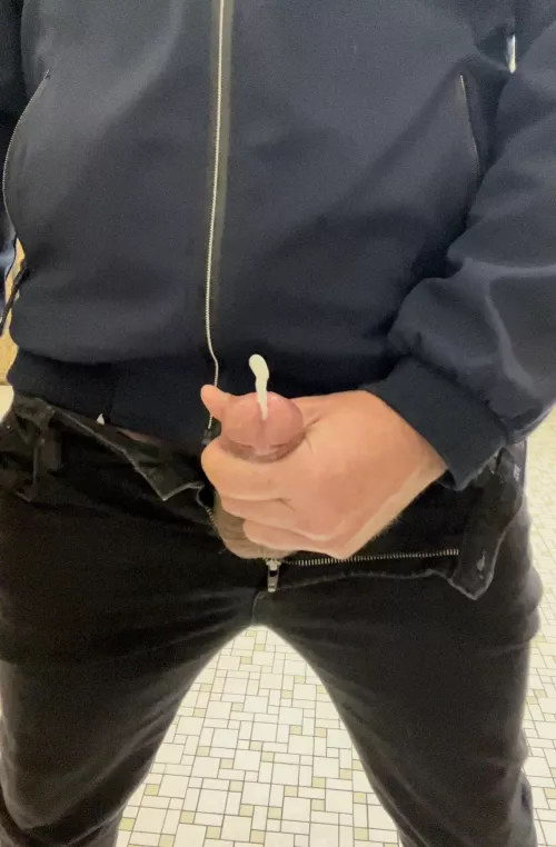 Shooting a fat load at the rest stop by cumobsession1