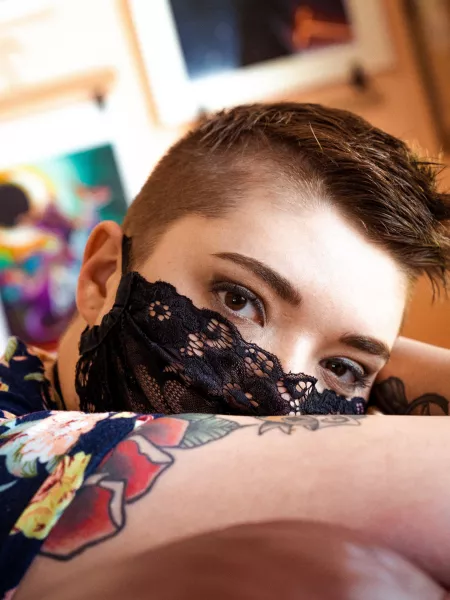 Short hair, don’t care by Queen_Kawaii420