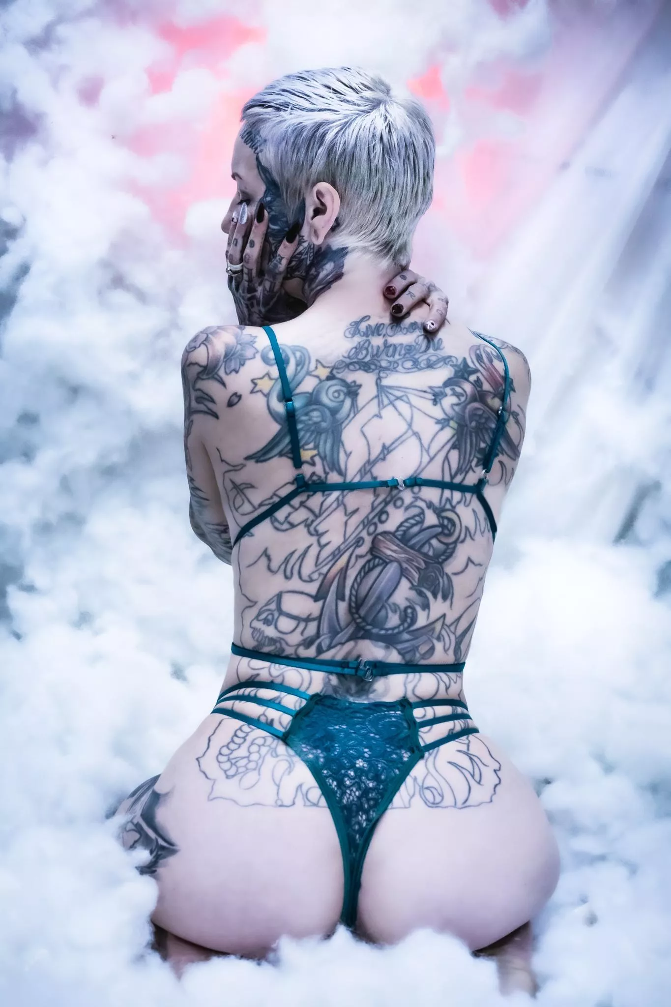 Short hair & lots of tattoos 😈 I need to meet another girl like this! 💦 posted by Thexxxcoven