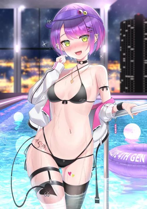 Short Hair Towa [Hololive] by konosubaa002