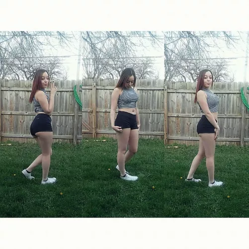 Short shorts and tanks tops are the hottest thing a girl can wear. by Sandalssuck983