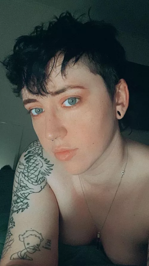 Shortly before a cat climbed on me by alt-tupperware