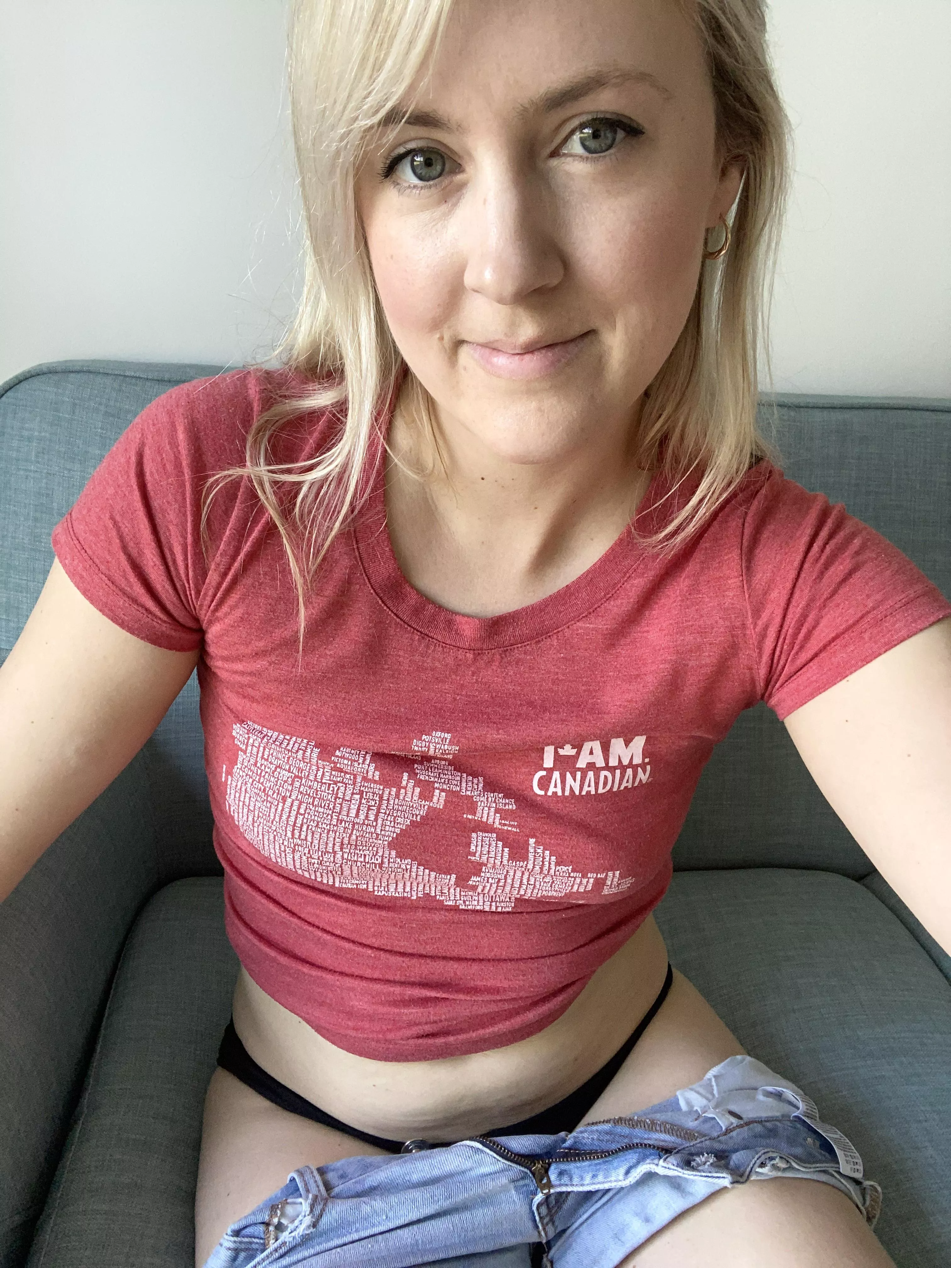 Shorts are coming off … lucky couch? *link in comments 😋 posted by Liz_XO_