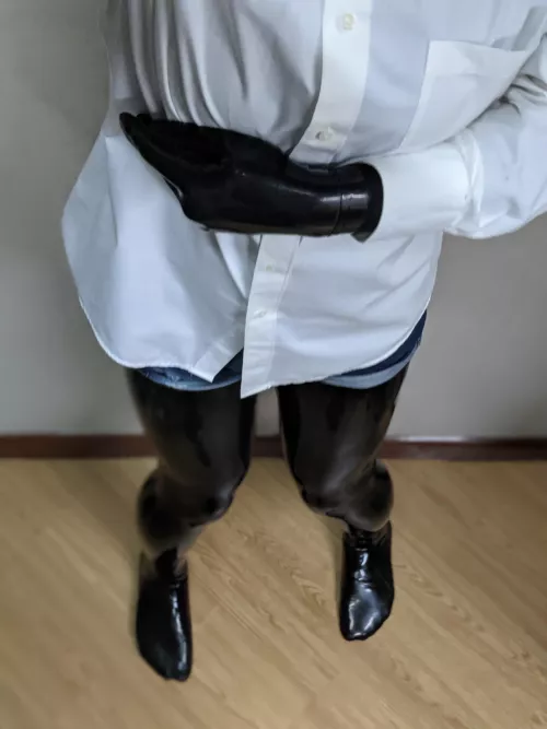 Shorts with latex by lenovira