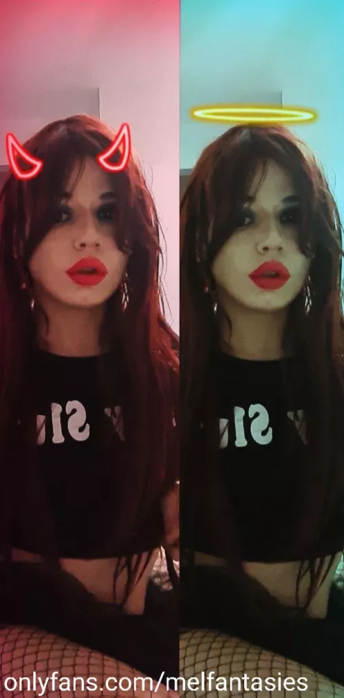 Should I be a good or a bad girl?😏 by melfantasies