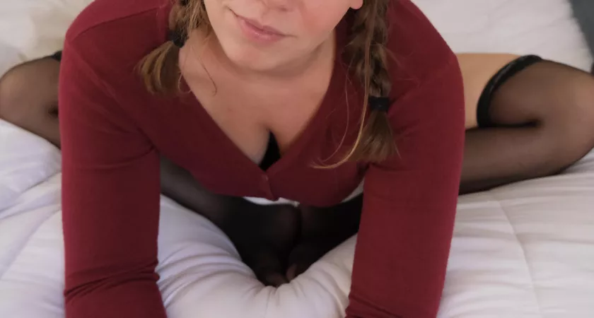 Should I get on all fours? by cute0caboose