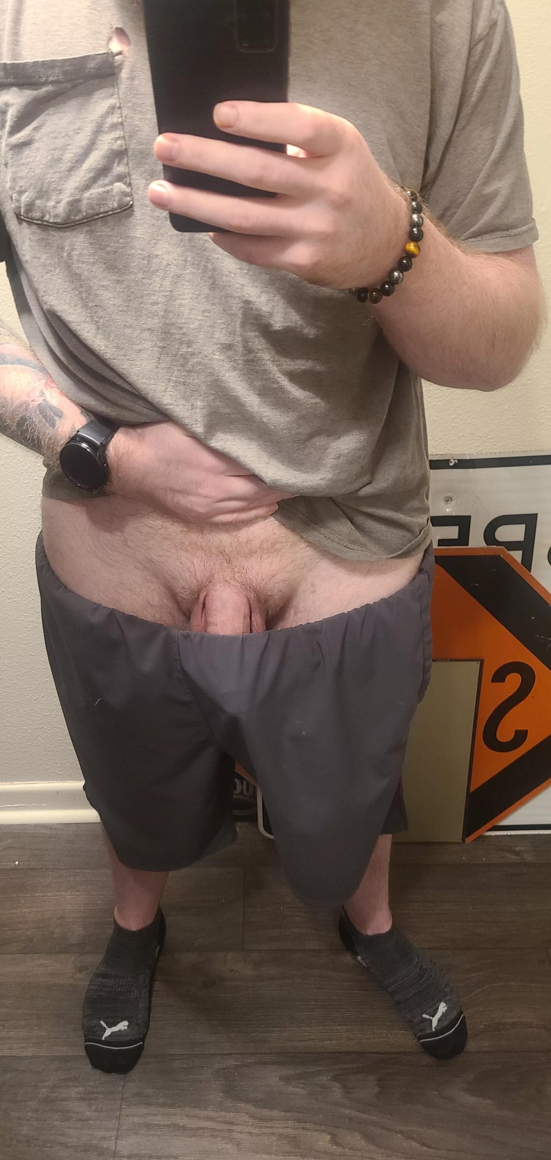 Should I go out in public with a dick print? 🤔😏 posted by Savage1X1Beast