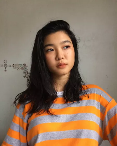 Should I start wearing more orange? I'm not sure how I felt about this shirt😅 by cryingintomymanga_