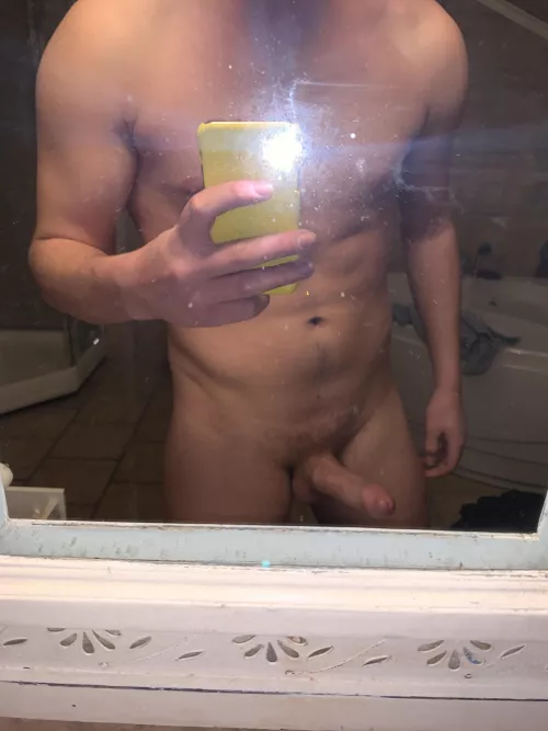 Should i stretch the skin for pics or just leave it like this? by magnissen