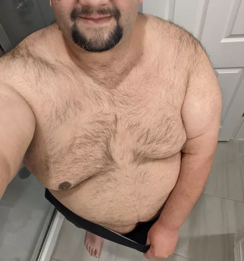 shower and trimmed up the beard! Time to go now relax in bed 🙂 by CyrinthLight8436