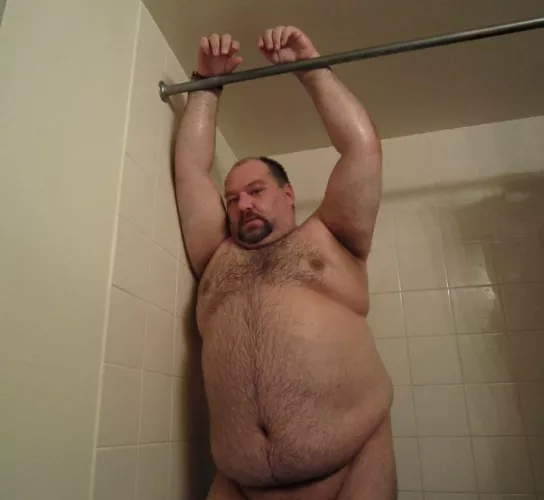 Shower time. Any volunteers to wash my back? Accepting applications..... by Kootnybehr