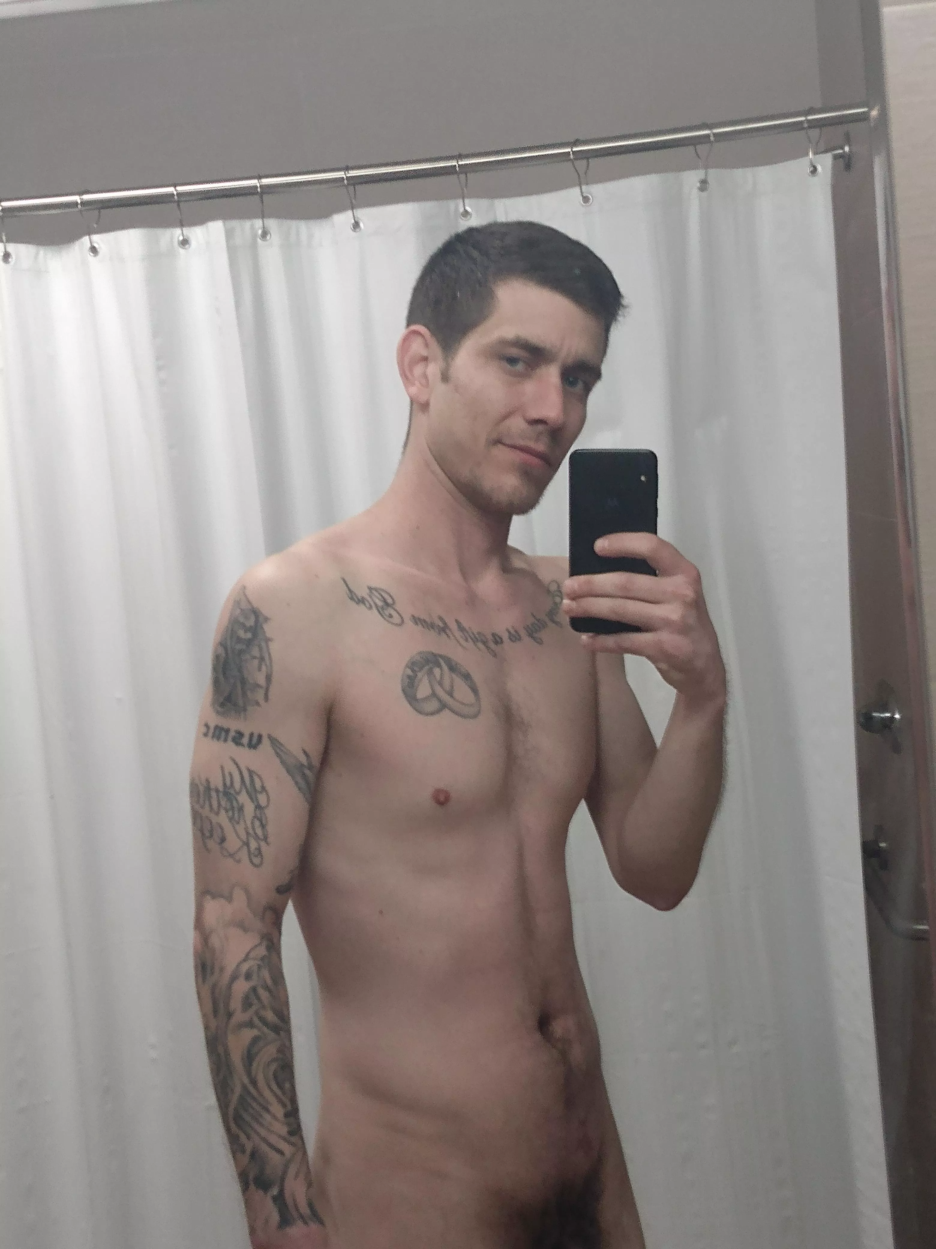 Shower time! Good morning y'all! [M] posted by Attackchopperfetish