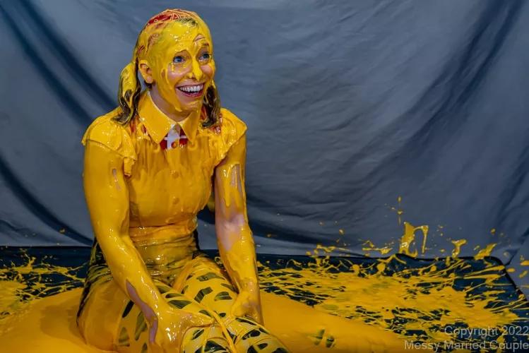 Showered in several gallons of cheddar cheese sauce by _Anonymous_Account_