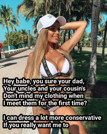 Showing her off to your family by mrcave81