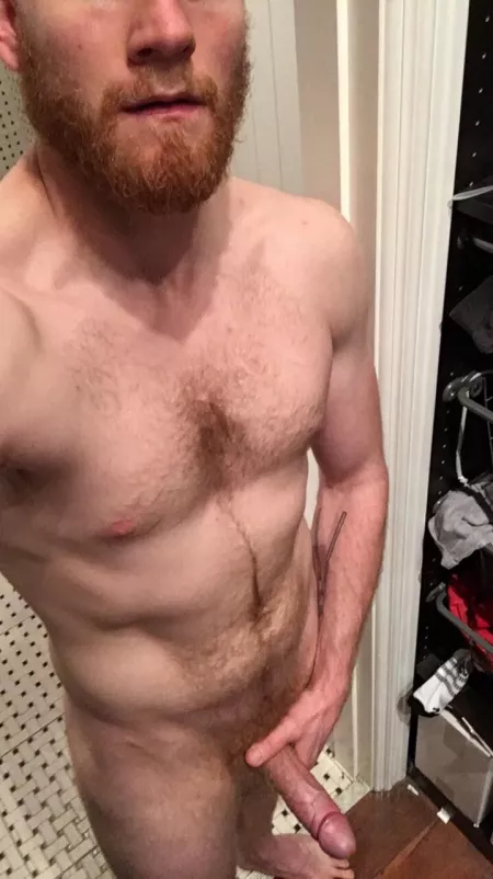 Showing his ginger cock (X-Post /r/hotmanflesh) by menareamazing