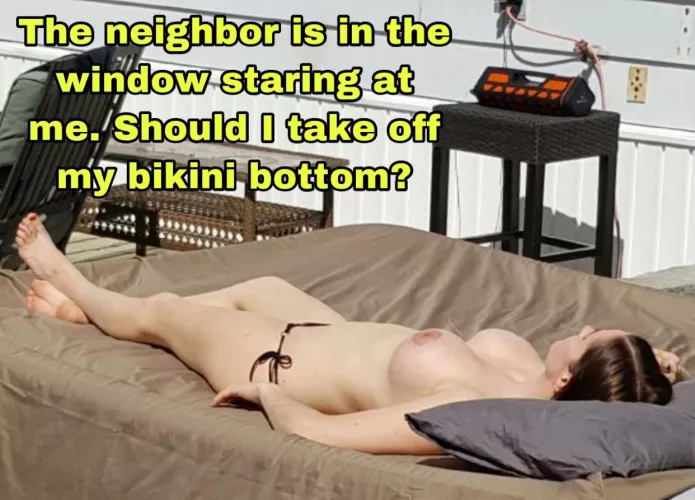 Showing off for the neighbours by Momonator123