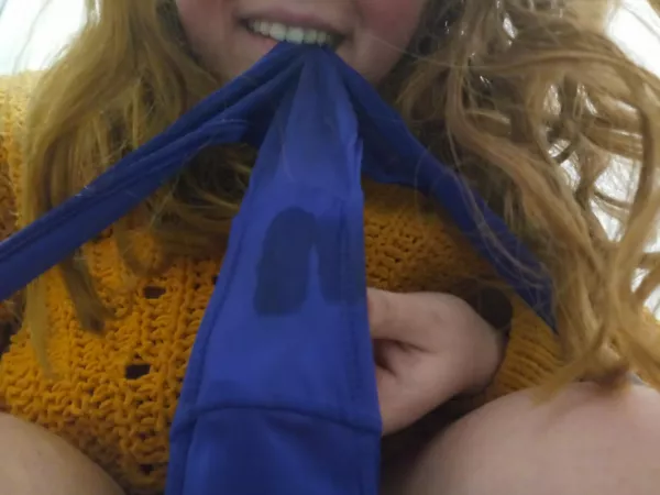 Showing you how wet my panties are as I pee :) by Chubbyguati
