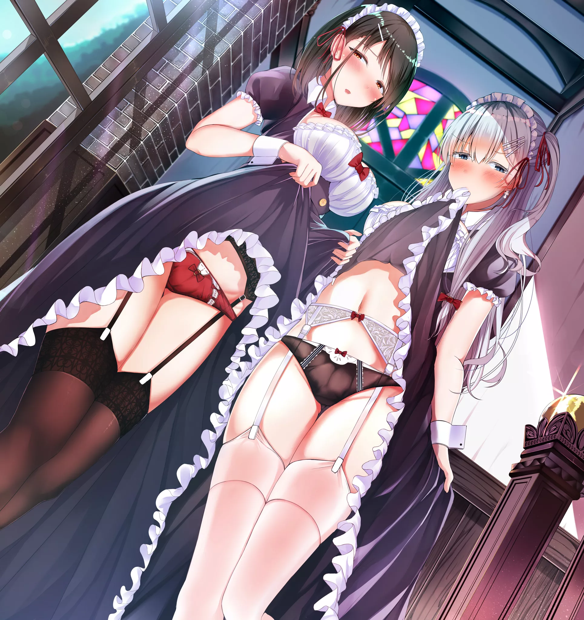 Showing you the color of their panties today posted by FiendishDrAwoo