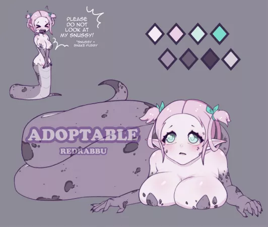 Shy Naga by RedRabbu by MonmusuAficionado