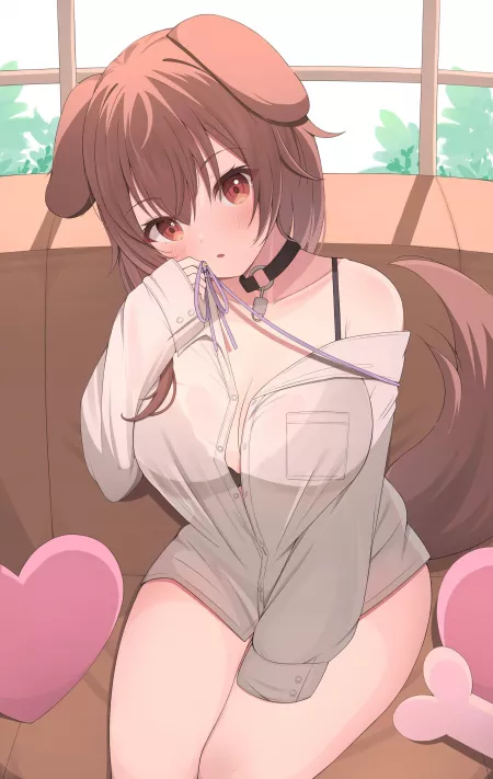 shy puppy by h3ntaicunt