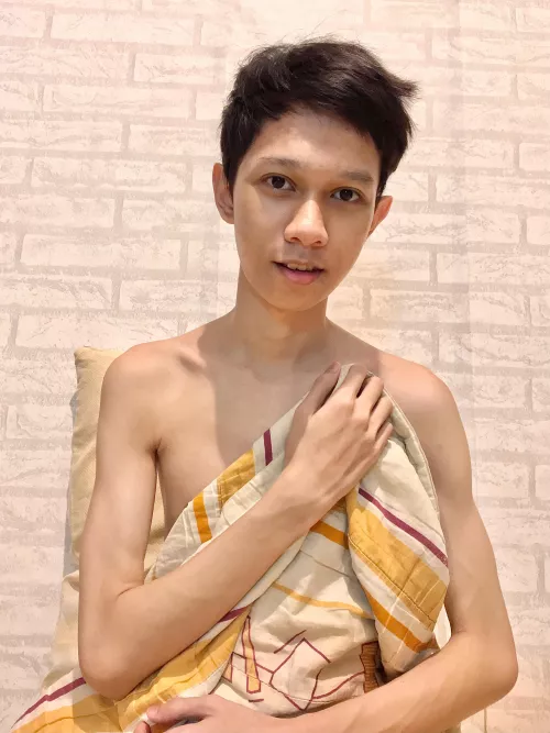 Shy twink hides under blankets 😈 by Christopher24x