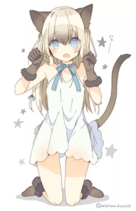 Siamese catgirl [original] by D45_B053