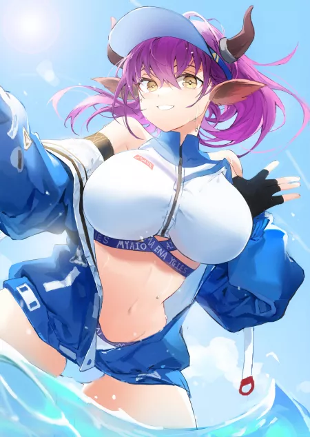 Sideroca's Bursting Swimsuit by JeanneDAlter