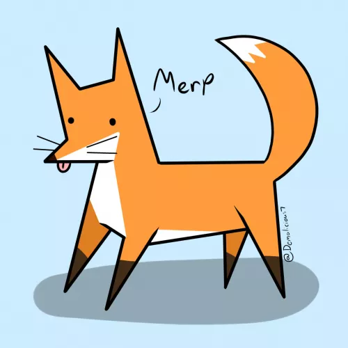 Silly Fox (art by me) by Demolicious1995