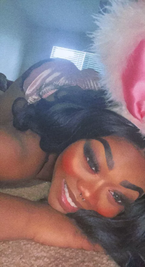 Silly lil bunny by blvckora_333