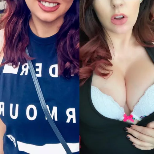 Since startnig my bimbo journey. From sports bras to push up bras! Love showing off, anyone have suggestions for improving further? by stipulateburberry