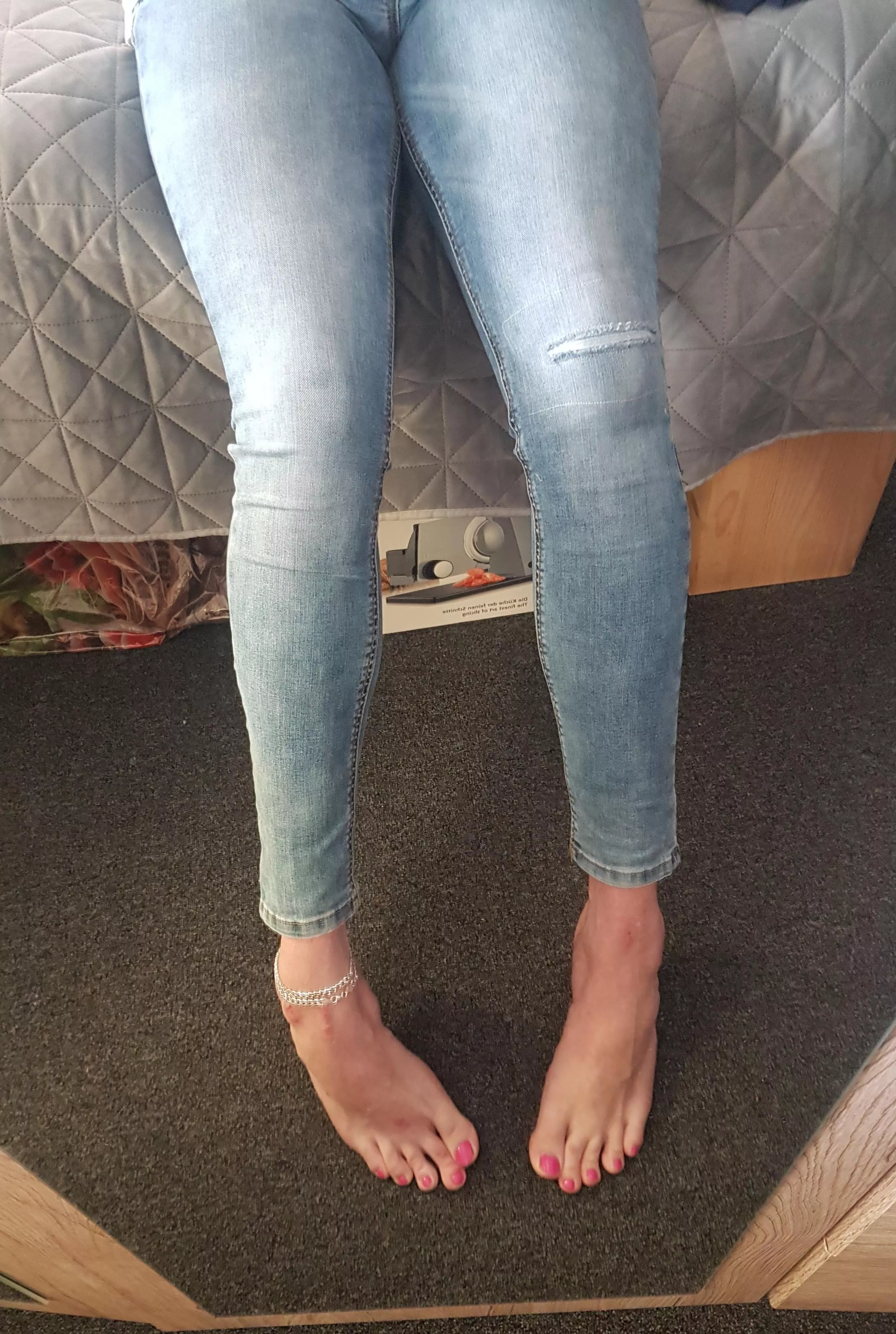 Since y'all loved my post this morning here is another one 😊 Rate my legs and feet 1-10 🤗 posted by TS_Marisa