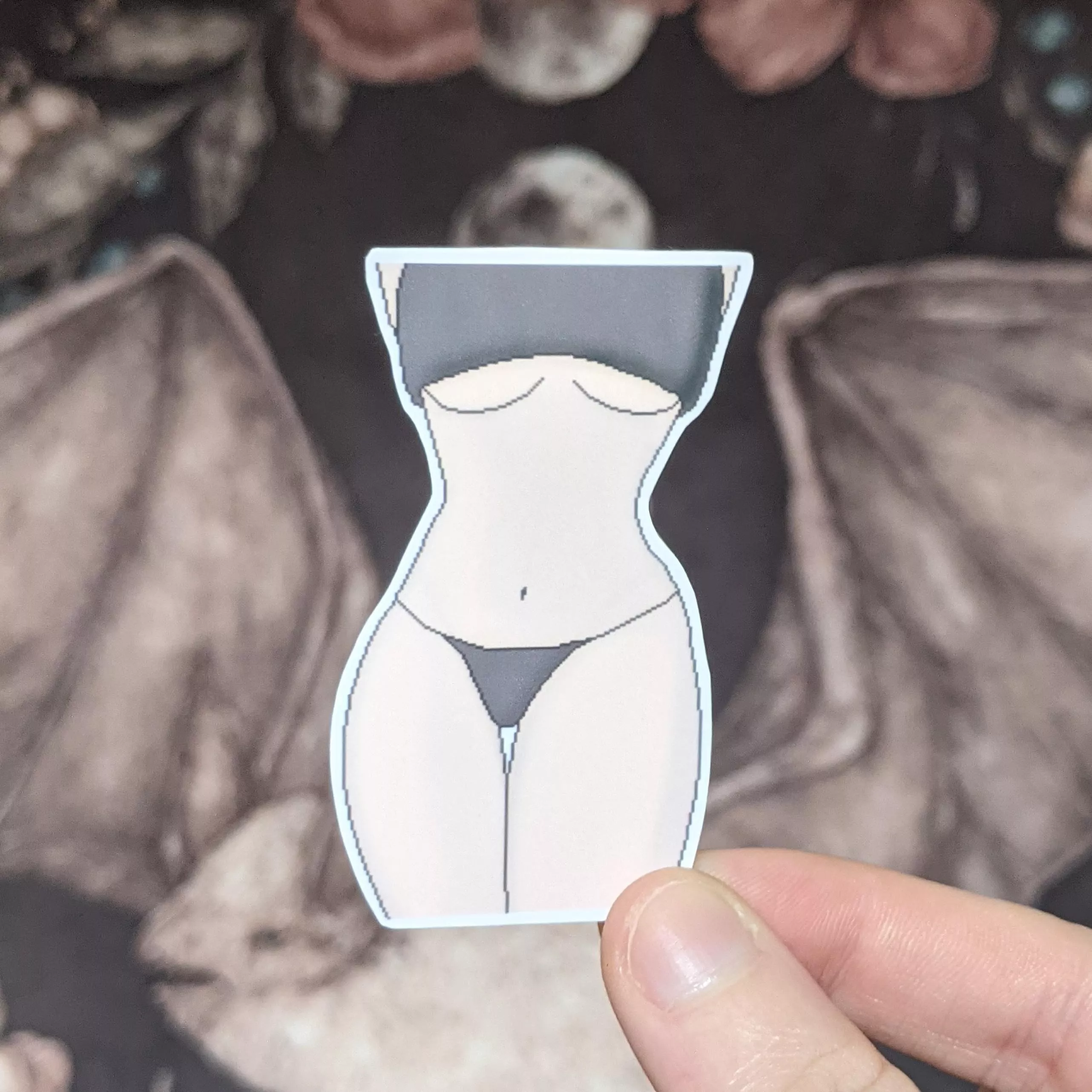 Since you liked my other pixel booty sticker, here's the first one I made! posted by swaggyxfaggy