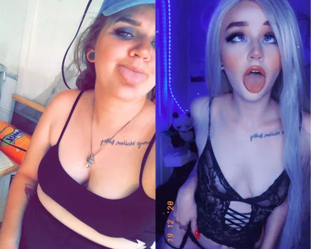 Since yuo all enjoyed my 1 year transformation I thought I would post the 2 year I think m becoming more ditsy and pretty, now I just cant wait to fill up my tits and booty by beforegeezer