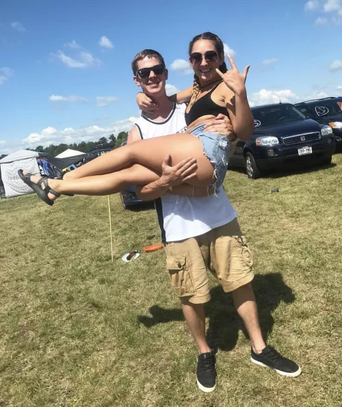 Sis didn’t mind my hand placement i guess by WiscCoupL44