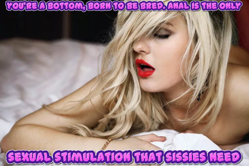 Sissygasms only… understood? 😏 posted by sadisticdomsir