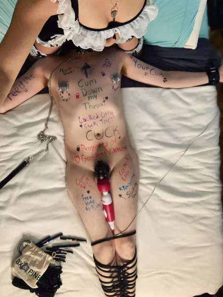 Sitting on my throne 🥰 after marking my property. What should I write next time? 😈 by goddessviktoriarose