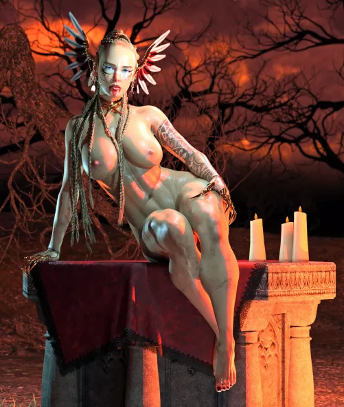 Sitting pretty (epicofthewitch) [Epic of the Witch] by epicofthewitch