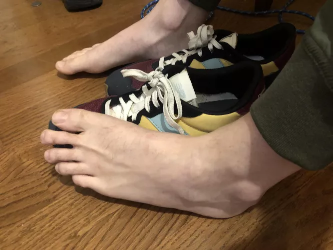 Size 11. Hairy and Sweaty. What do you think? by twoguysfeet