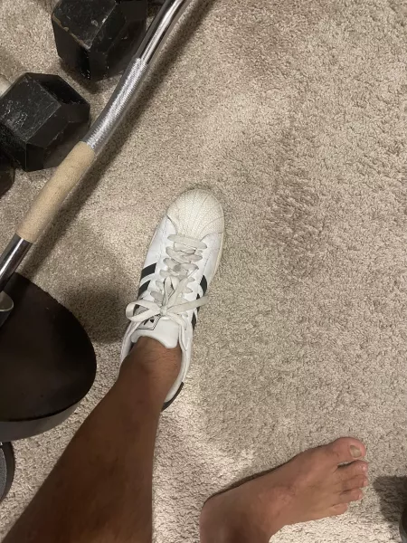 Size 17 but 18 in adidas they run small by Myteetharedry69