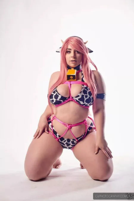 Sizzling cow tied MooMoo from her Facebook by ElBadBiscuit