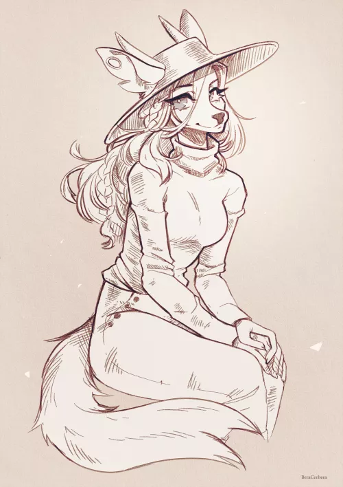 Sketch (art by me) by CerberaManghas