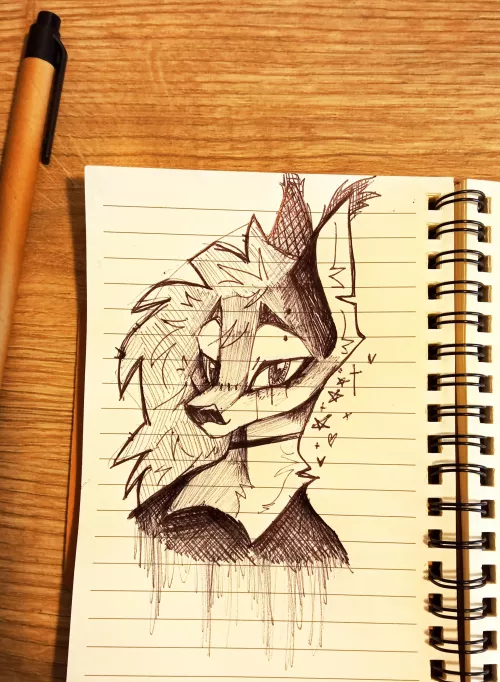 🤍🖤Sketched ink sona portraits for 10 usd!🖤🤍 (Commissions open) by animablu