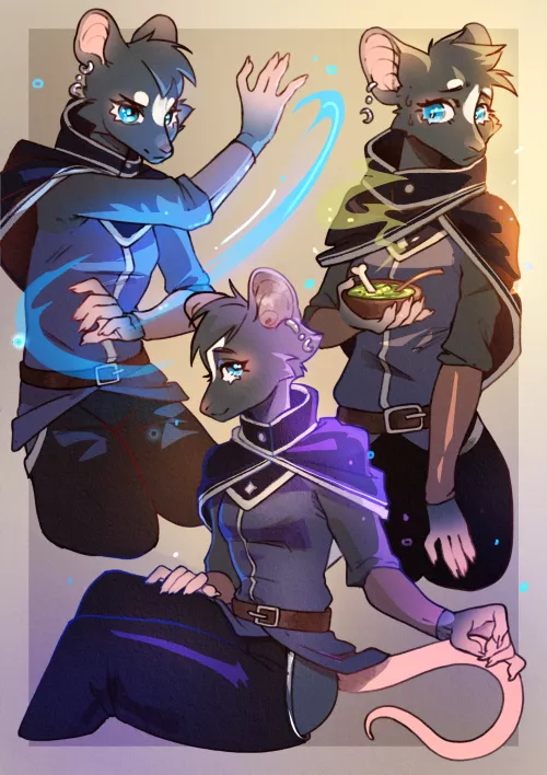 Sketchpage (art by me) by CerberaManghas