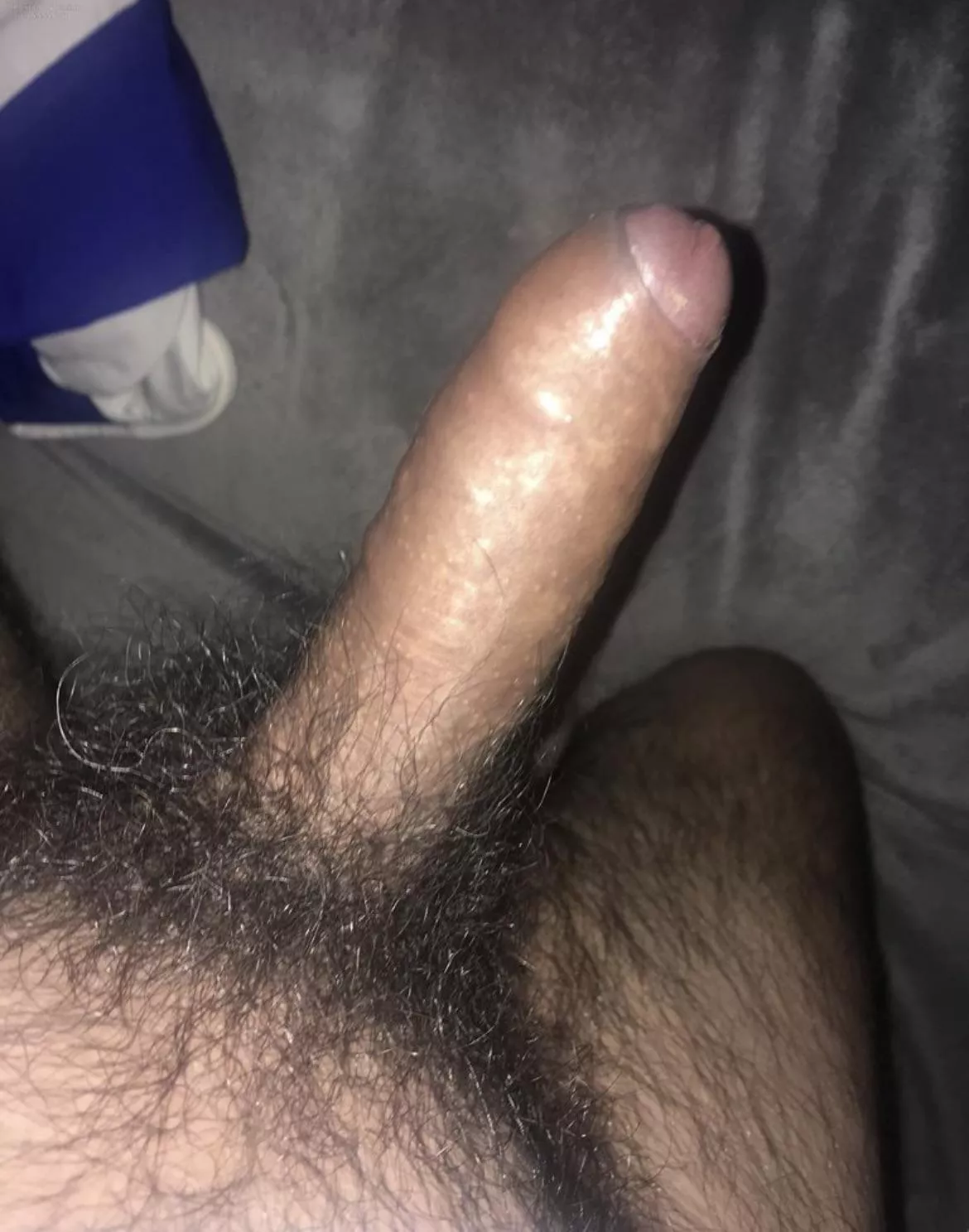 Skin on my hairy Latino cock….. posted by sminty2000