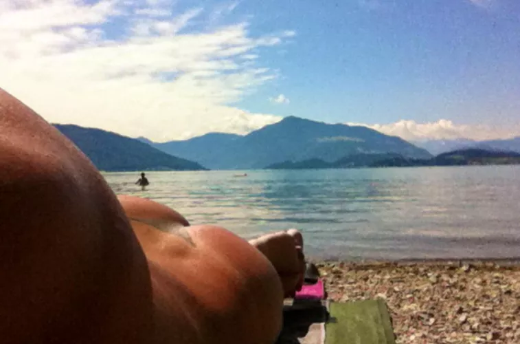 Skinny dipping and sunbathing ☀️ by cunnilinga71A